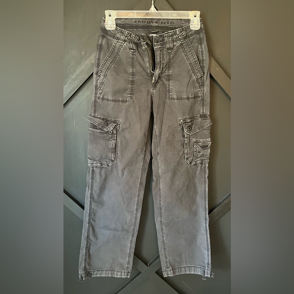 American Eagle Outfitters Men's Dark Gray Cargo Pants